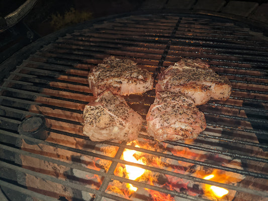 Grassfed Lamb Loin Chops on the Grill