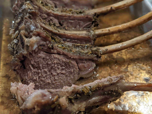 Honey Glazed Slow Roasted Rack of Lamb
