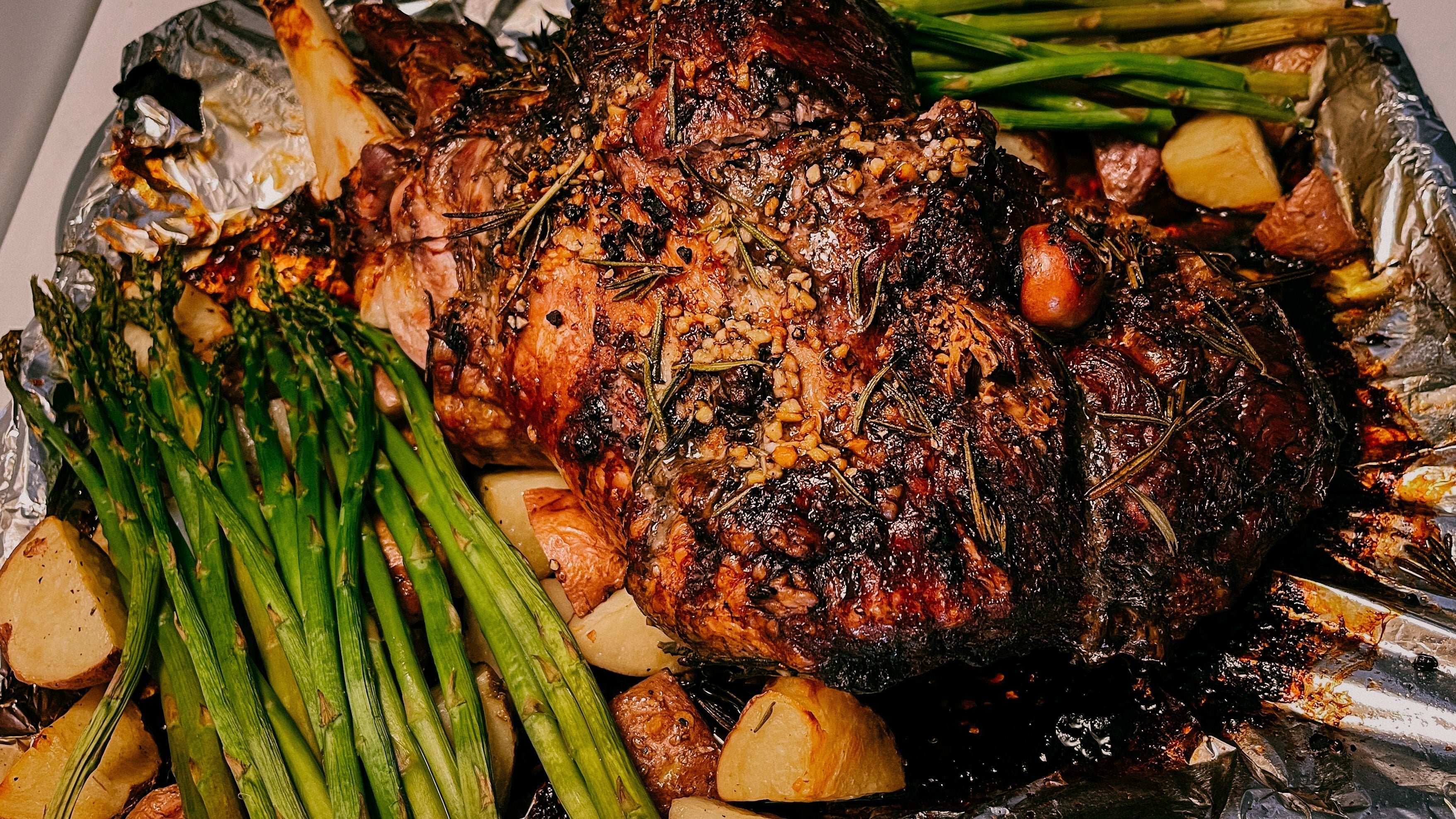 The Perfect Christmas Grassfed Lamb Roast