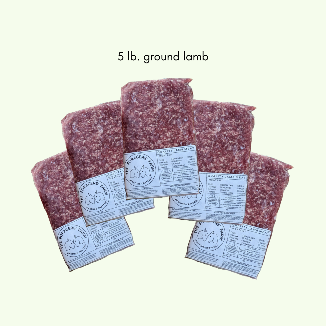 Grassfed Ground Lamb 5 lb. Bundle