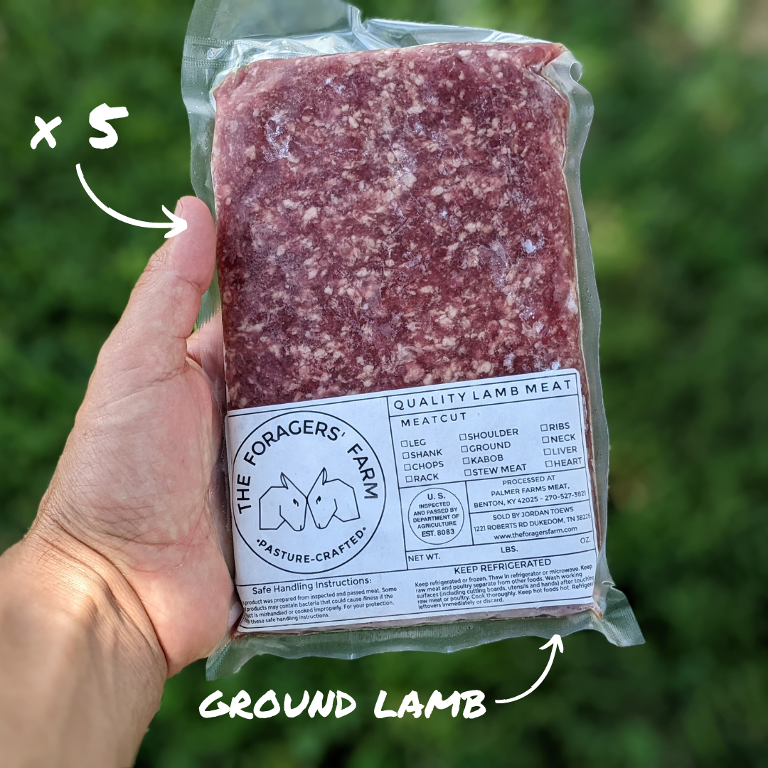 Grassfed Ground Lamb 5 lbs.