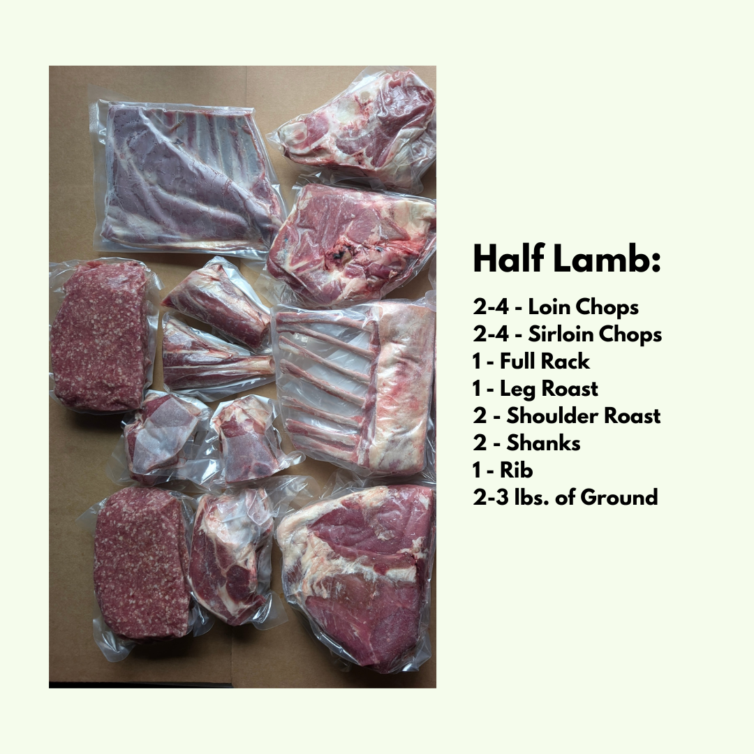 Couple's Grassfed Lamb Bundle (Half Lamb)